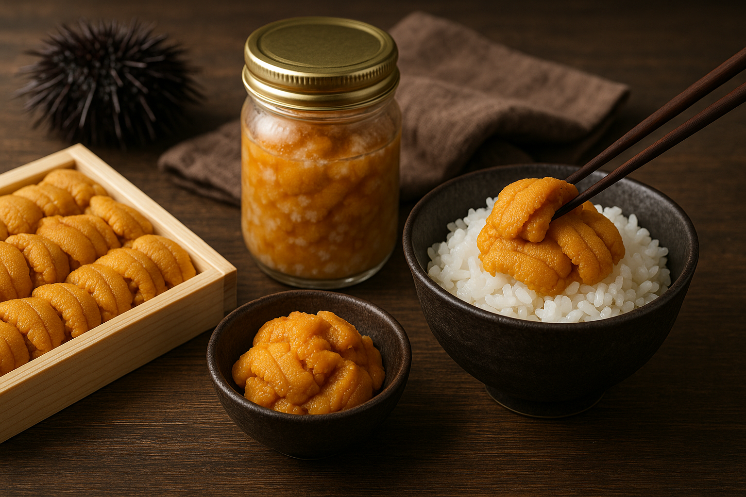【完全ガイド】ウニの種類と美味しい食べ方|色やランクの違いから選び方まで徹底解説 | うにプロンプト大全